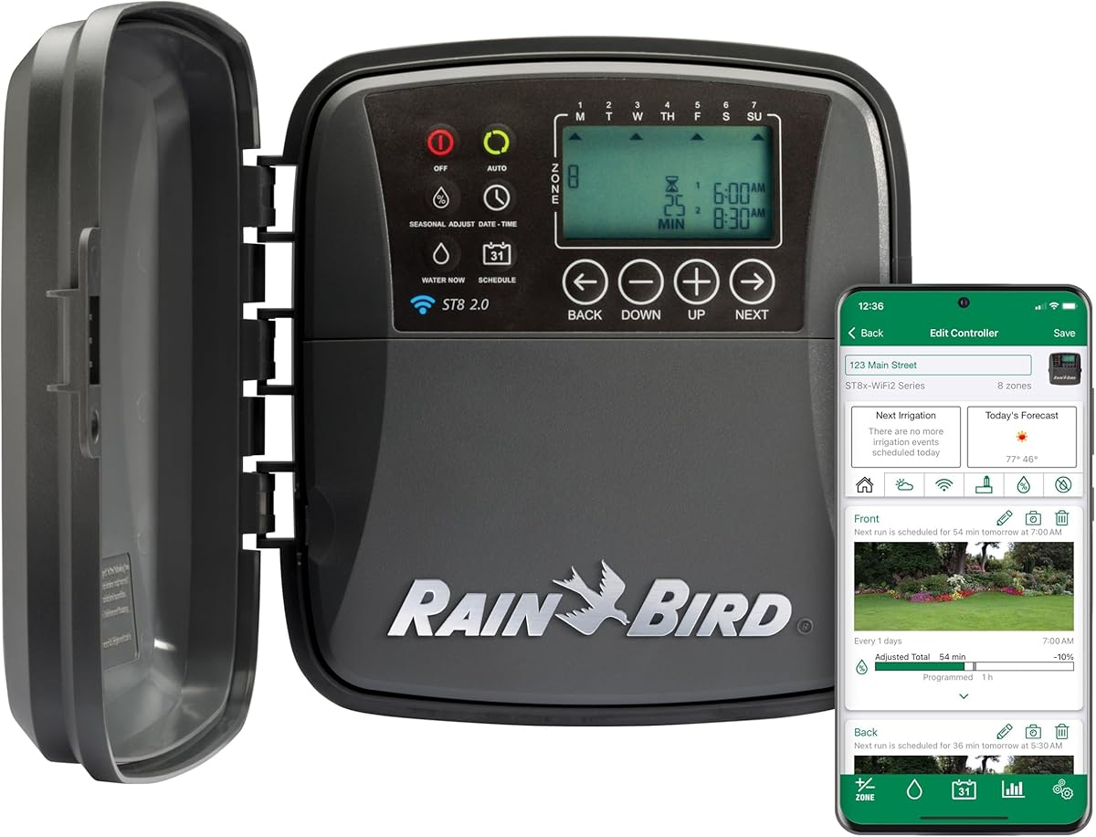 Rain Bird ST8O-2.0 Smart Irrigation Timer