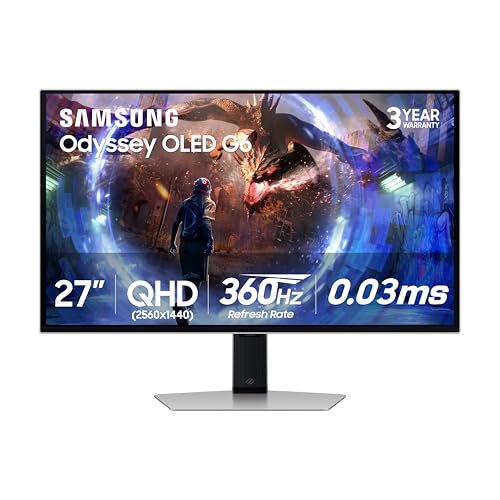 Samsung Odyssey OLED G6 G60SD (27" 1440p 360Hz)